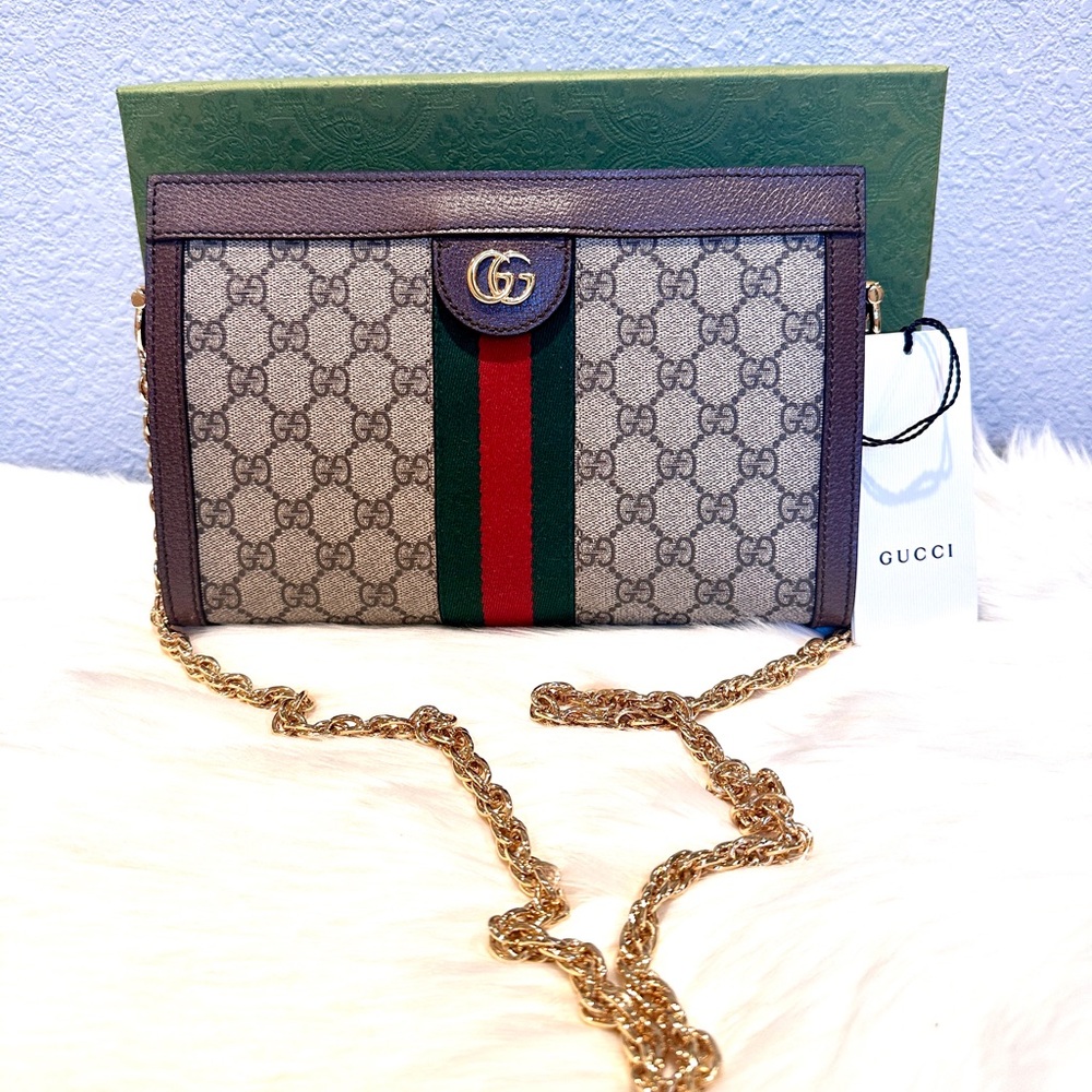 NEW Gucci Ophidia Convertible Clutch Small Bag
